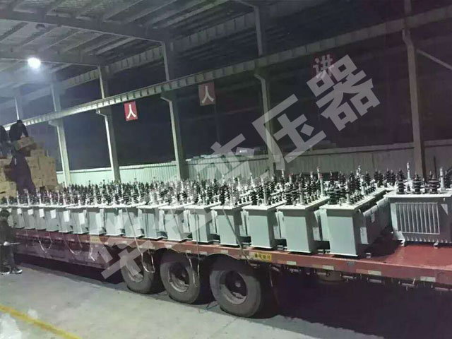 南充非晶合金变压器发货现场